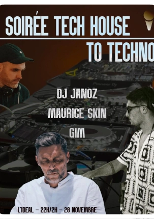 Soir&eacute;e Tech House Techno